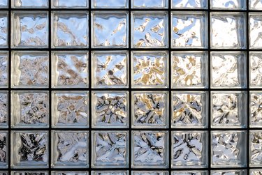 Frosted Glass Tile Window
