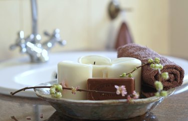 Decoration in the bathroom