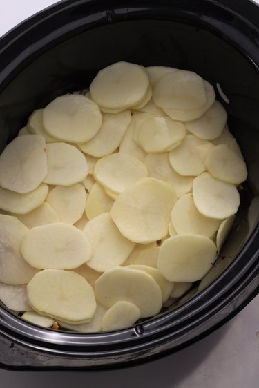 second layer of potatoes