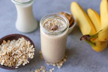 peanut butter banana protein shake