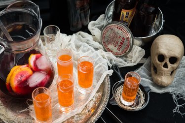 Assorted Halloween drinking games