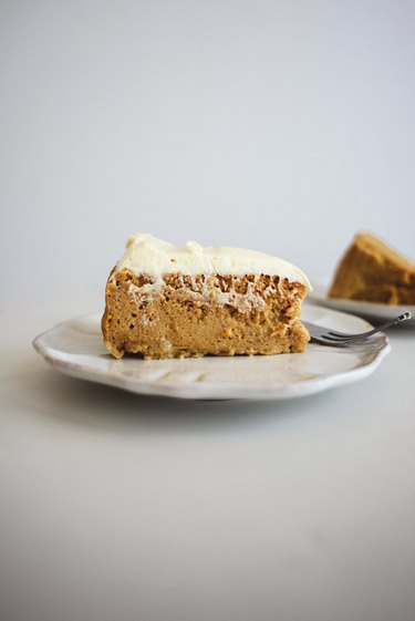 This Pumpkin Pie Magic Cake is incredibly delicious, especially with all that cream cheese frosting!