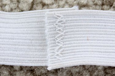 sew elastic ends together