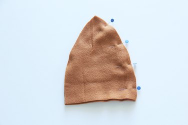How to sew the main turkey hat top