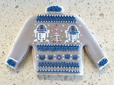 R2-D2 Ugly Christmas Sweater Cookie