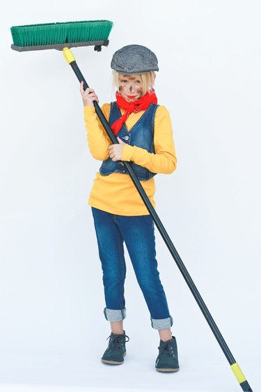 Girl in Chimney Sweeper Costume