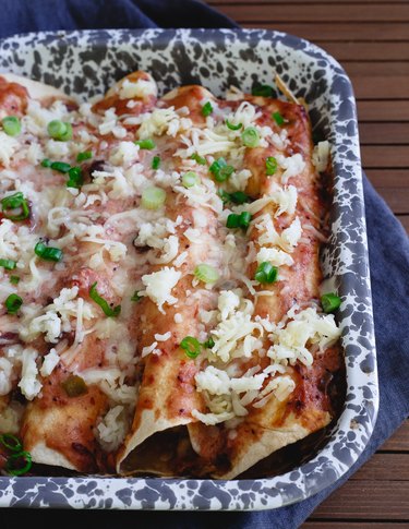 Use up the holiday leftovers in these Thanksgiving enchiladas