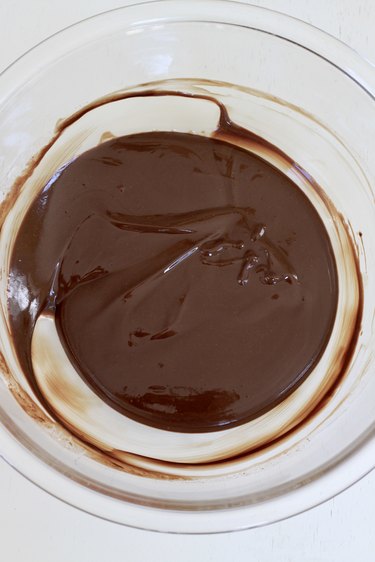melted chocolate and butter