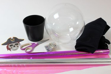 materials needed for DIY crystal ball