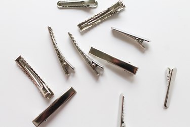 metal hair clips