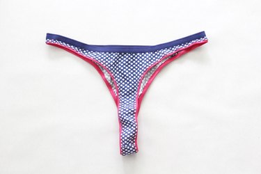 Upcycle regular underwear into a thong