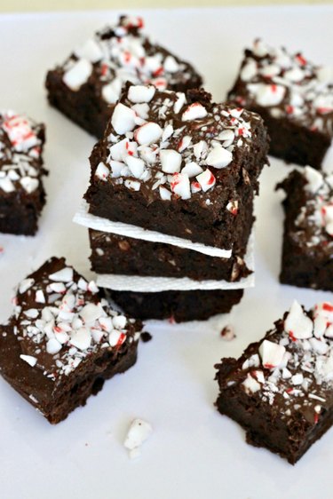 peppermint brownies