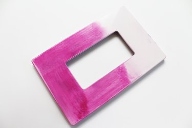 Dyed light switch plate