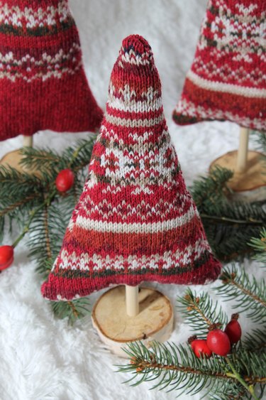 finished sweater trees