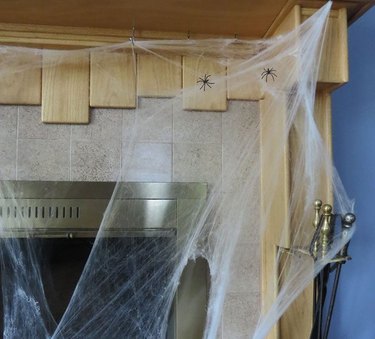 Try some of these unique ways to use fake spiderwebs in your home.