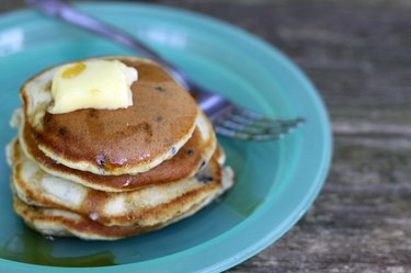 Instant Blueberry Pancakes