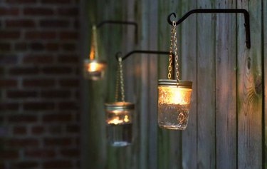 Outdoor Hanging Mason Jar Lights