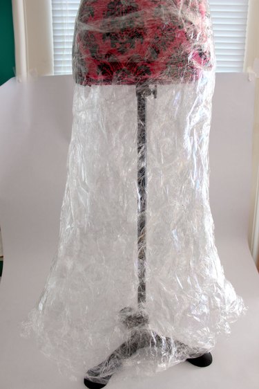 Packing tape ghost skirt