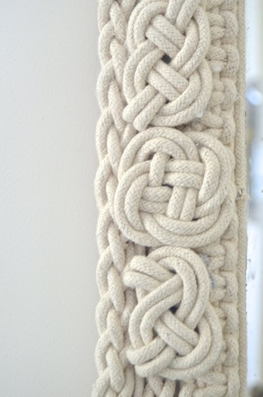 Cover exposed rope ends with woven knots
