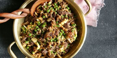 Beef fried rice.