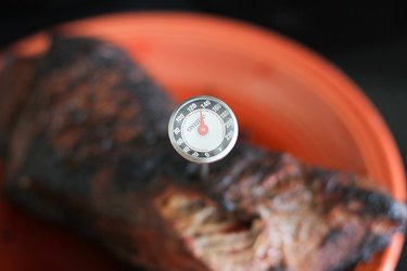 thermometer in tri-tip