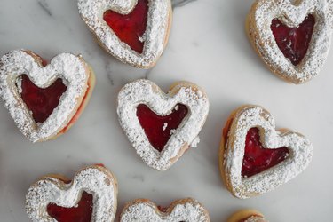 These cookies are a romantic treat for Valentine's Day!