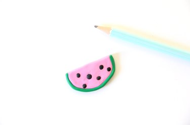 Watermelon-shaped eraser