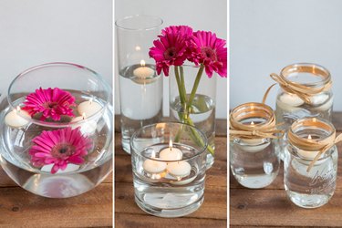 3 Floating Candle Centerpiece DIYs