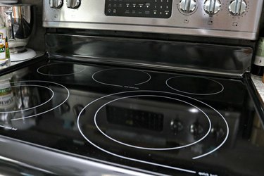 how to clean melted plastic off a stovetop burner