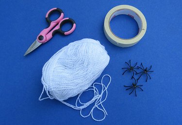 Things you'll need to make a rope and knot spider web.