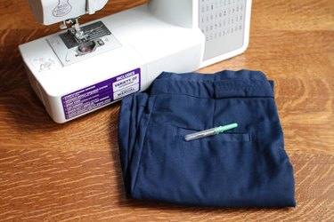 How To Hem Baseball Pants With Elastic 