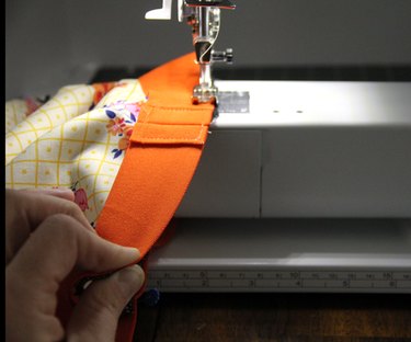 Sewing the waistband