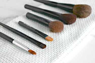 how to clean makeup brushes tutorial