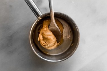 Stir to form a smooth dough ball.