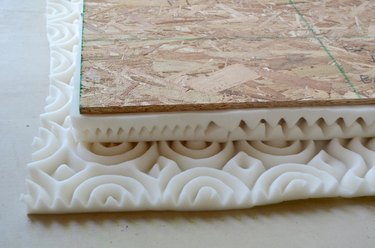 foam layers for upholstered bench seat
