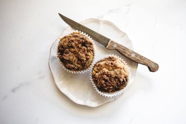 These muffins are so moist and delicious, you never would know that they are missing eggs!