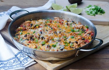 Chicken and rice skillet