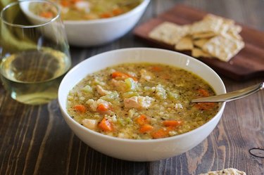 Slow Cooker Chicken Rice Soup