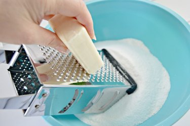 Add one bar of grated unscented castile soap.