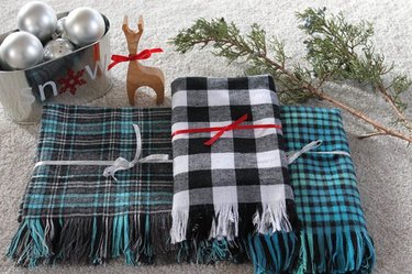 Plaid and Flannel Scarf DIY