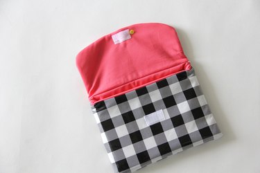 Pin and sew flap velcro