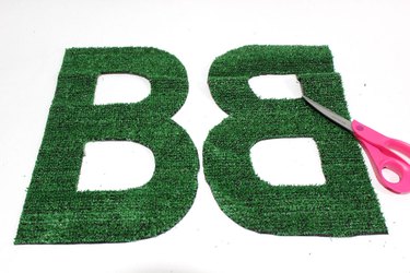 grass letters