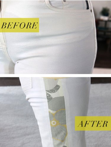 before and after of pants