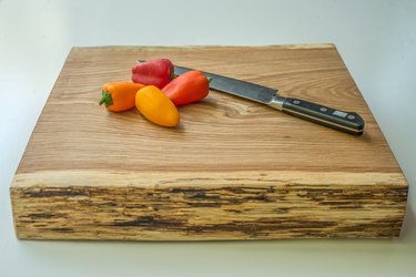How to make a cutting board out of a tree.