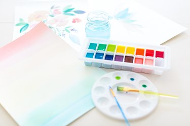 How to make Homemade paint Palette