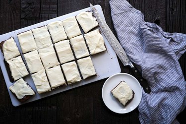 Cream Cheese Frosted Brownies Recipe | eHow