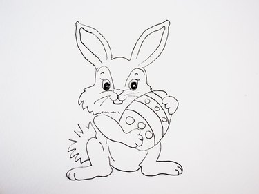 Final drawing of bunny