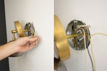 Install a sconce