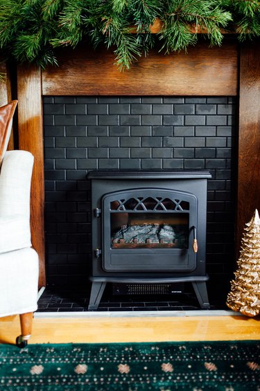 Renter-Friendly Fireplace
