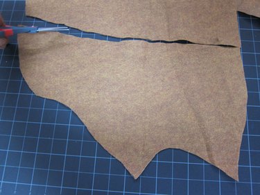 Cut another piece of fabric